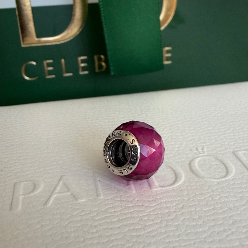 Pandora Radiant Purple Charm Bead